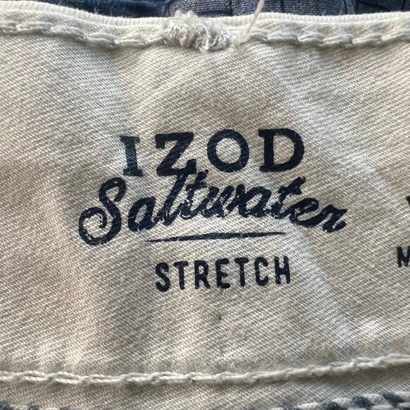 Izod Saltwater stretch shorts men 40 flat front
inseam 9 1/2” cream w/pineapples - Picture 7 of 8